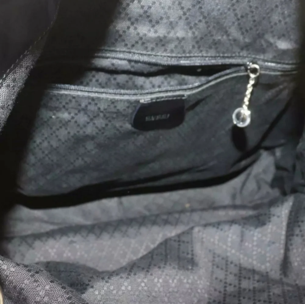 GUCCI 🖤 Authentic Bamboo Handle Black Nylon Purse Hobo Shoulder Bag - Picture 6 of 9